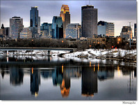 # 4880 Minneapolis Skyline - Broadway Winter