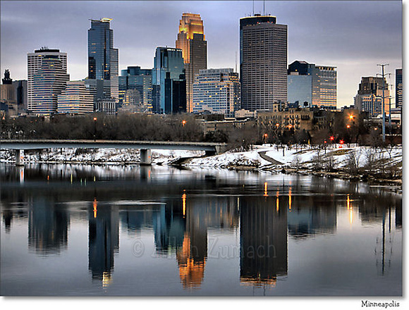 # 4880 Minneapolis Skyline - Broadway Winter