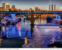 # 4982 Minneapolis - 3 Bridges, Colored River