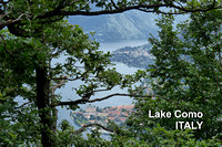 Lake Como, Itlay & jazz background